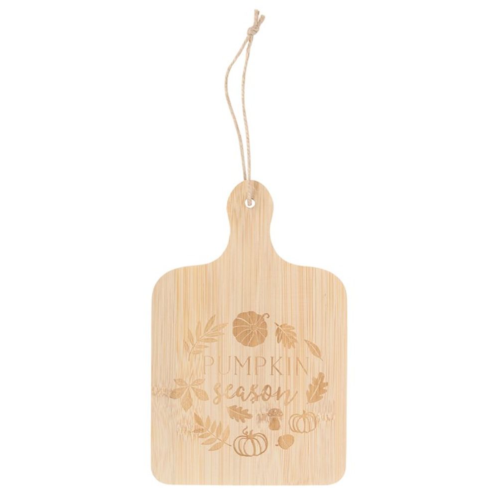 Pumpkin Season Bamboo Serving Board: 2 - Chopping Boards By Gift Moments