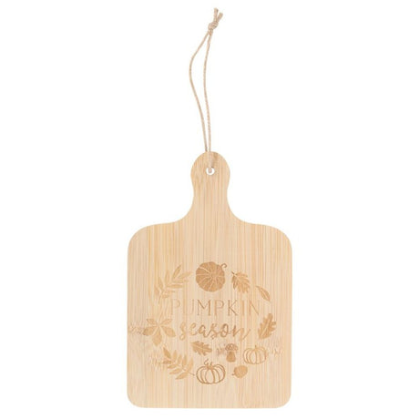 Pumpkin Season Bamboo Serving Board: 2 - Chopping Boards By Gift Moments
