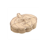 Pumpkin Spice Wooden Coaster Set: 2 - Coasters By Gift Moments
