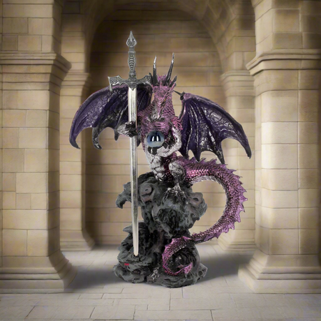 Purple Dragon Blade Sword Gothic Fantasy Letter Opener: 1 - Letter Openers By Gift Moments
