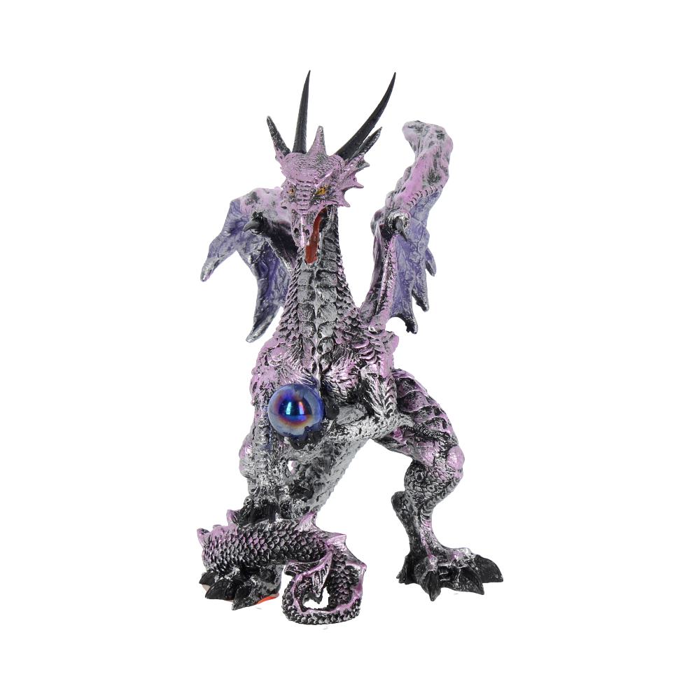 Purple Dragon Protector Fantasy Figurine: 3 - Figurines Small (Under 15cm) By Gift Moments