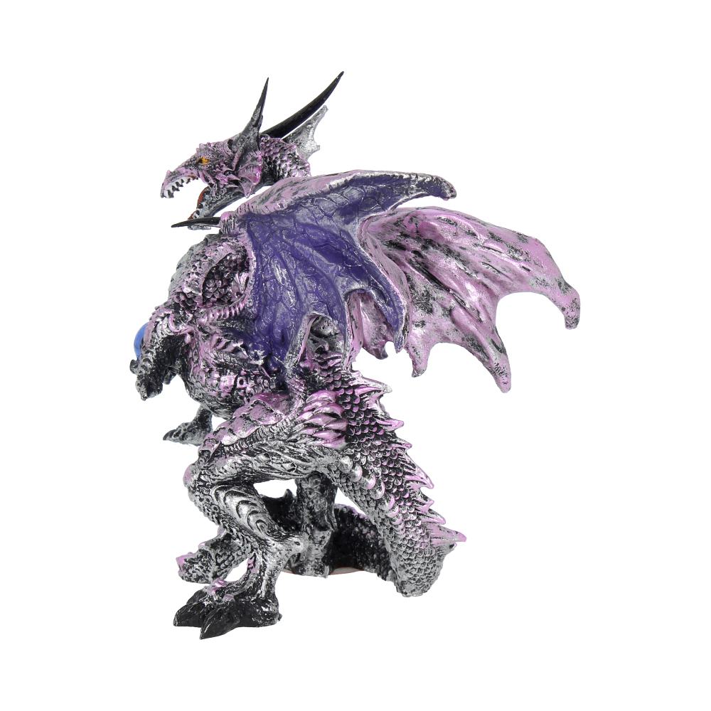 Purple Dragon Protector Fantasy Figurine: 5 - Figurines Small (Under 15cm) By Gift Moments