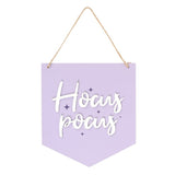 Purple Hocus Pocus Halloween Hanging Sign: 2 - Signs & Plaques By Gift Moments