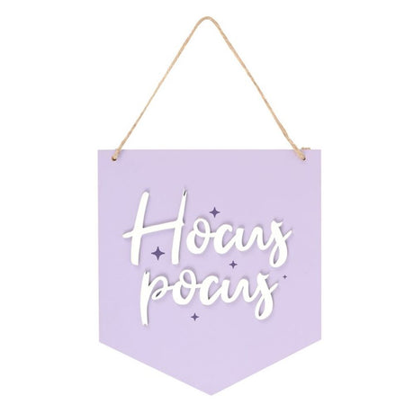 Purple Hocus Pocus Halloween Hanging Sign: 2 - Signs & Plaques By Gift Moments