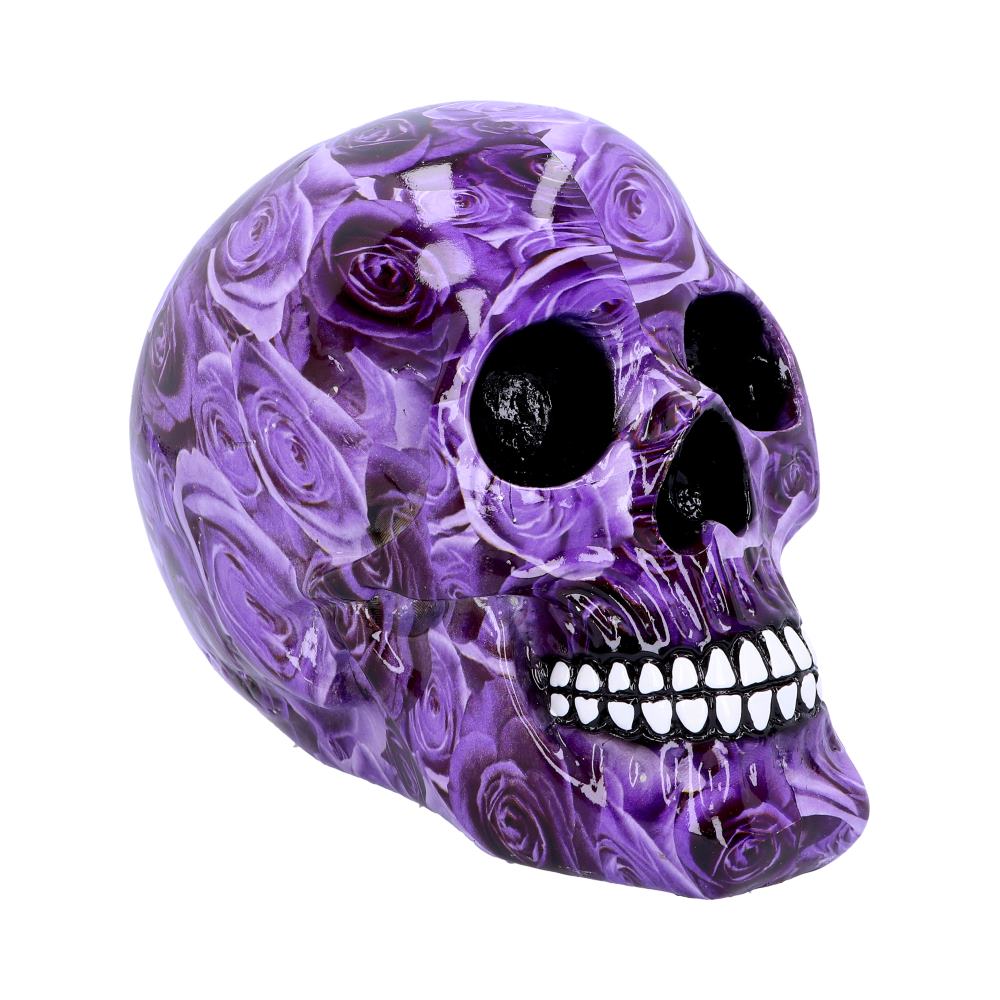 Purple Rose Romance Skull Ornament: 2 - Figures & Collectables By Gift Moments