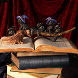 Purrfect Broomstick Witches Familiar Black Cats and Broomstick Figurine: 1 - Figures & Collectables By Gift Moments
