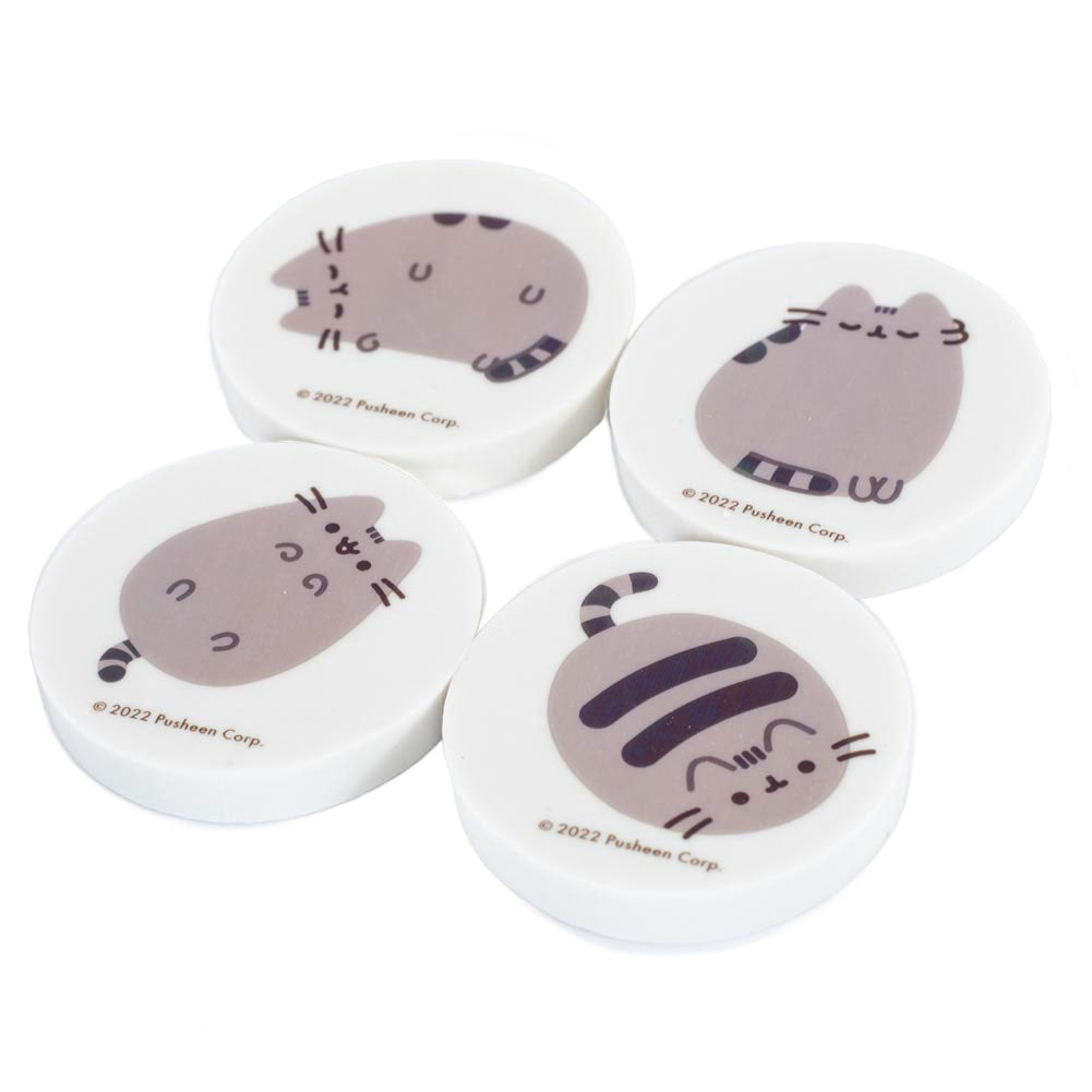 Pusheen 4pk Eraser Set: 1 - Pencil Cases & Sets By Pusheen
