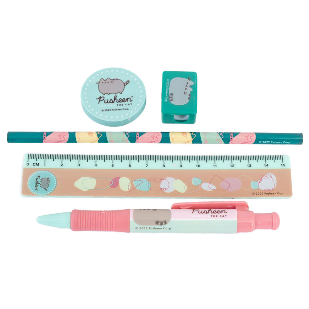 Pusheen 5pc Stationery Set: 1 - Stationery By Pusheen