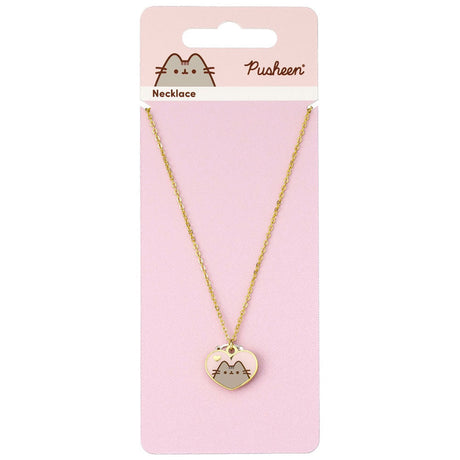 Pusheen Gold Plated Heart Necklace: 4 - Jewellery By Pusheen