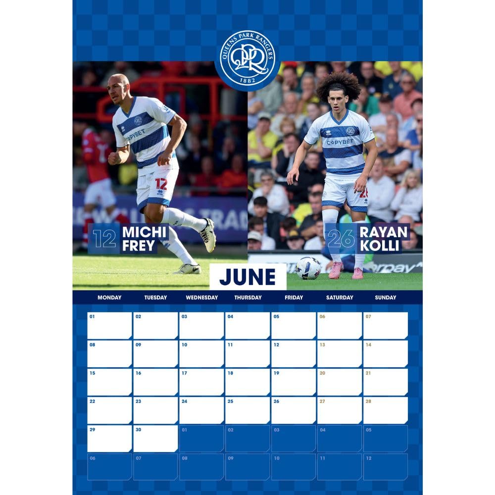 Queens Park Rangers FC A3 Calendar 2026: 3 - Calendars By Queens Park Rangers