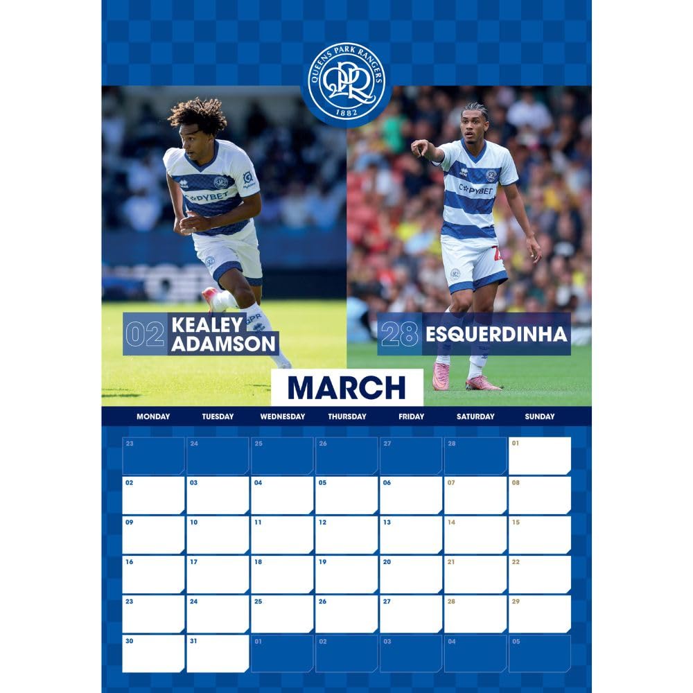 Queens Park Rangers FC A3 Calendar 2026: 2 - Calendars By Queens Park Rangers