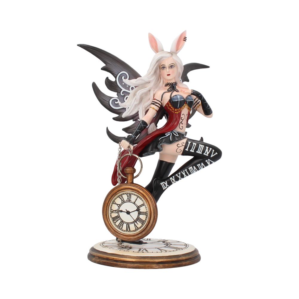 Rabbit and Clock 20cm - Wonderland Fairy: 2 - Figurines Medium (15-29cm) By NN Designs