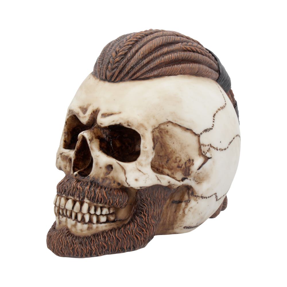 Ragnar Viking Skull Ornament 16cm: 3 - Figurines Medium (15-29cm) By NN Designs