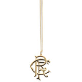 Rangers FC 18ct Gold Plated on Silver Pendant & Chain: 2 - Necklaces By Rangers