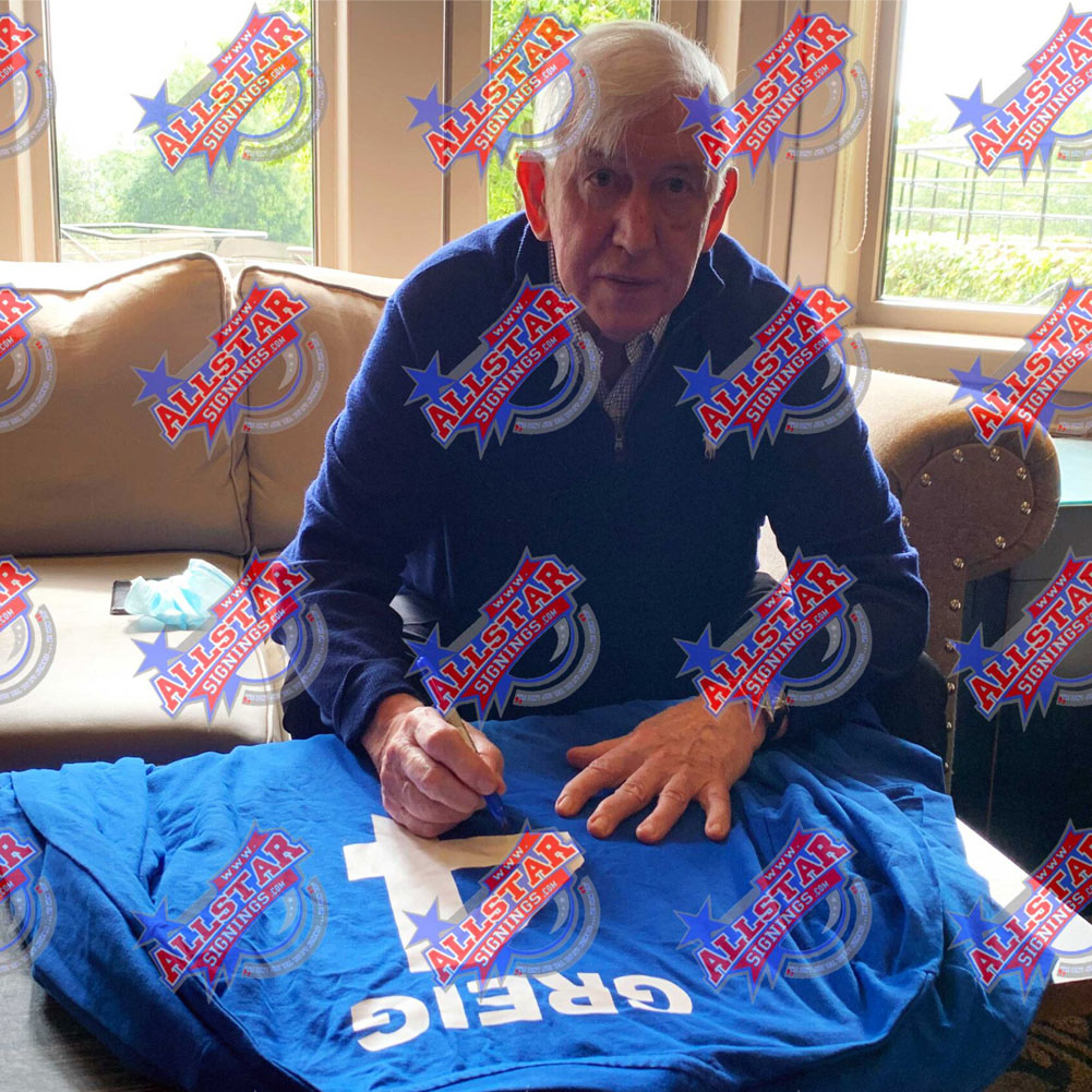 Rangers FC 1972 Greig Signed Shirt (Framed): 2 - Signed Memorabilia By Rangers