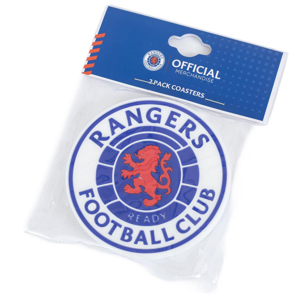Rangers FC 2pk Coaster Set: 5 - Coasters By Rangers