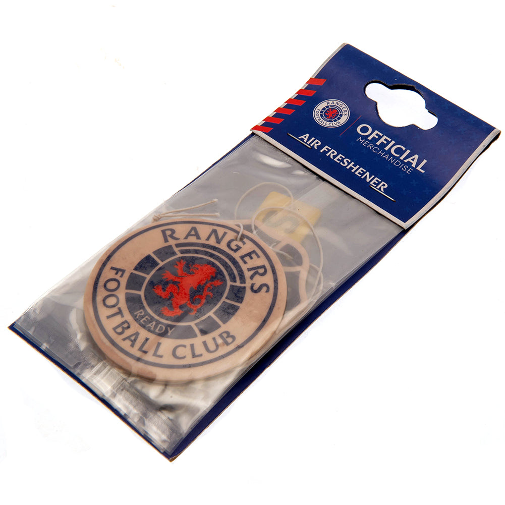 Rangers FC 3pk Air Freshener - Shop Car Accessories At Gift Moments - 3