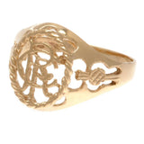 Rangers FC 9ct Gold Crest Ring Small: 1 - Jewellery By Rangers