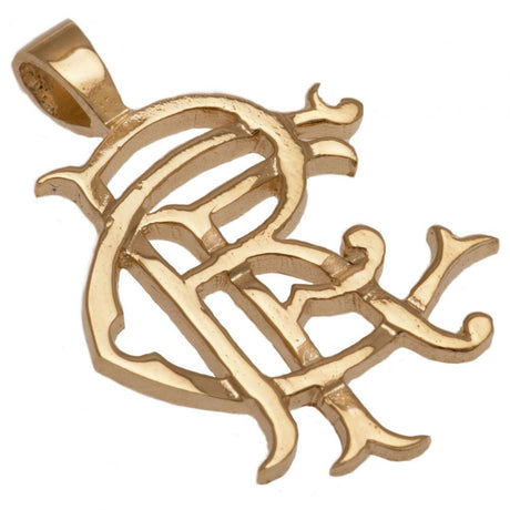 Rangers FC 9ct Gold Pendant Heavy Large: 1 - Jewellery By Rangers