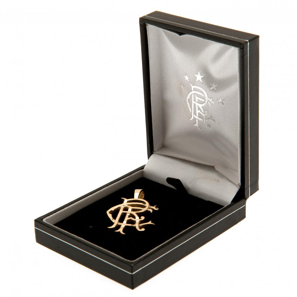 Rangers FC 9ct Gold Pendant Heavy Medium: 4 - Jewellery By Rangers