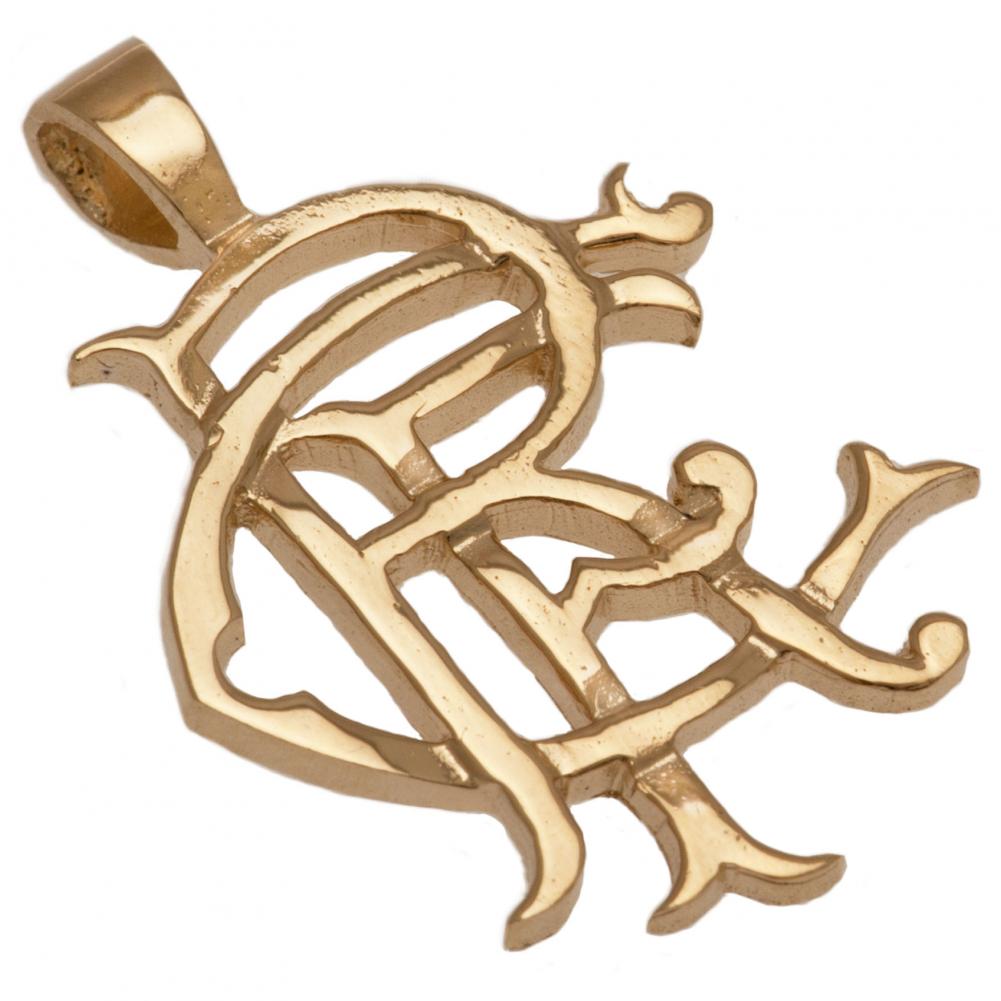 Rangers FC 9ct Gold Pendant Heavy Medium: 1 - Jewellery By Rangers