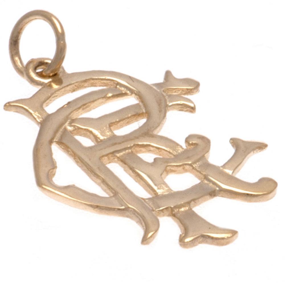 Rangers FC 9ct Gold Pendant Small: 1 - Jewellery By Rangers