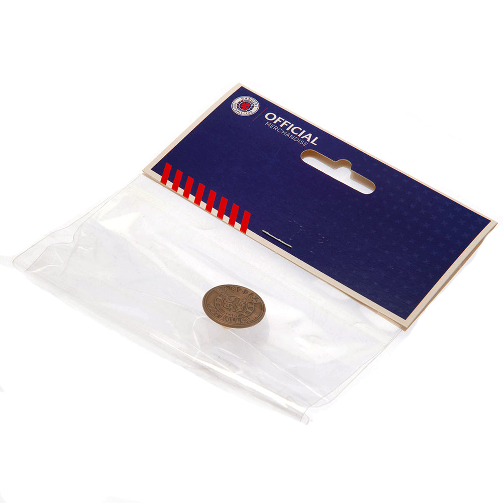 Rangers FC Antique Gold Ready Crest Badge: 2 - Accessories By Rangers