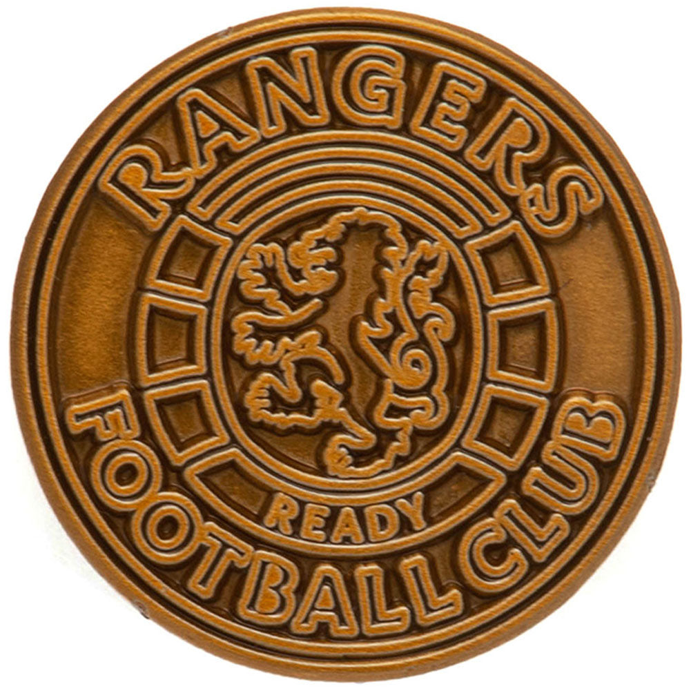 Rangers FC Antique Gold Ready Crest Badge: 1 - Accessories By Rangers