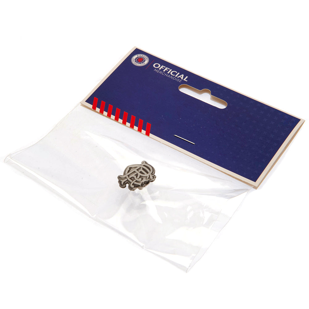 Rangers FC Antique Silver Scroll Crest Badge: 2 - Accessories By Rangers