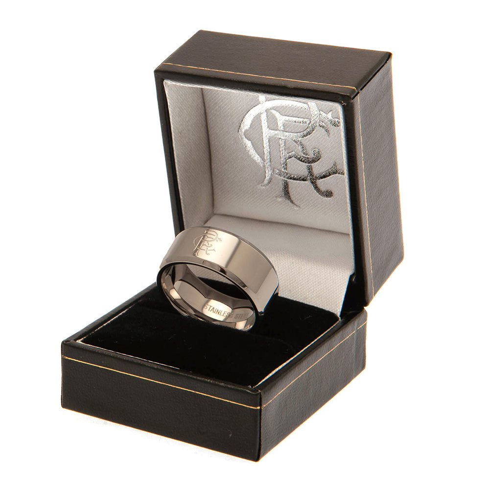Rangers FC Band Ring Medium: 3 - Jewellery By Rangers