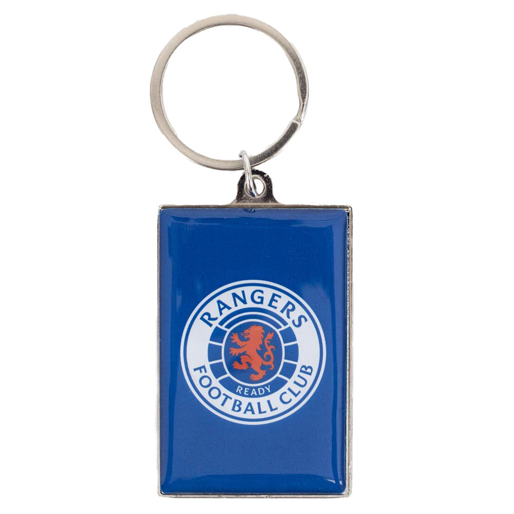 Rangers FC Deluxe Metal Keyring: 1 - Keyrings By Rangers