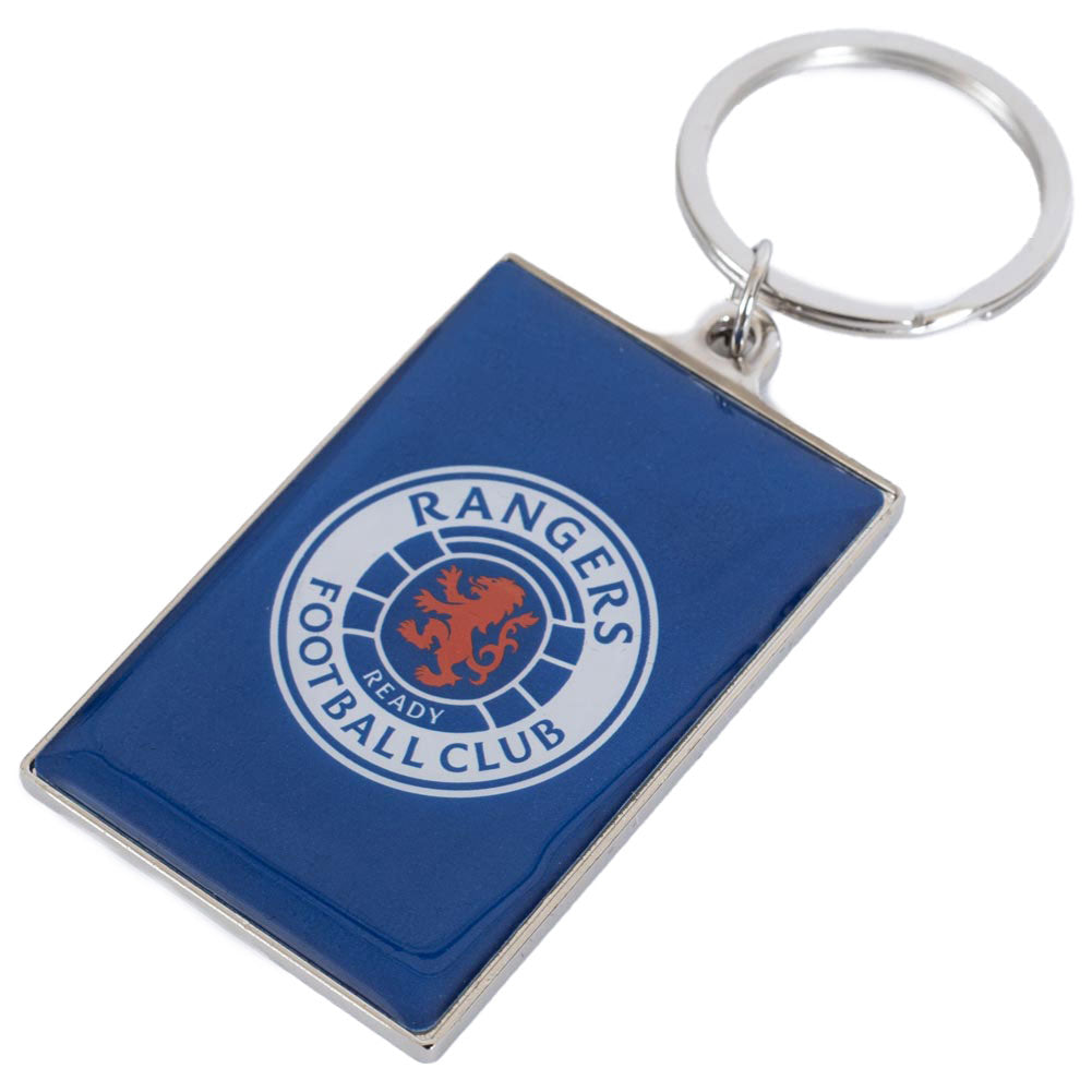 Rangers FC Deluxe Metal Keyring: 2 - Keyrings By Rangers