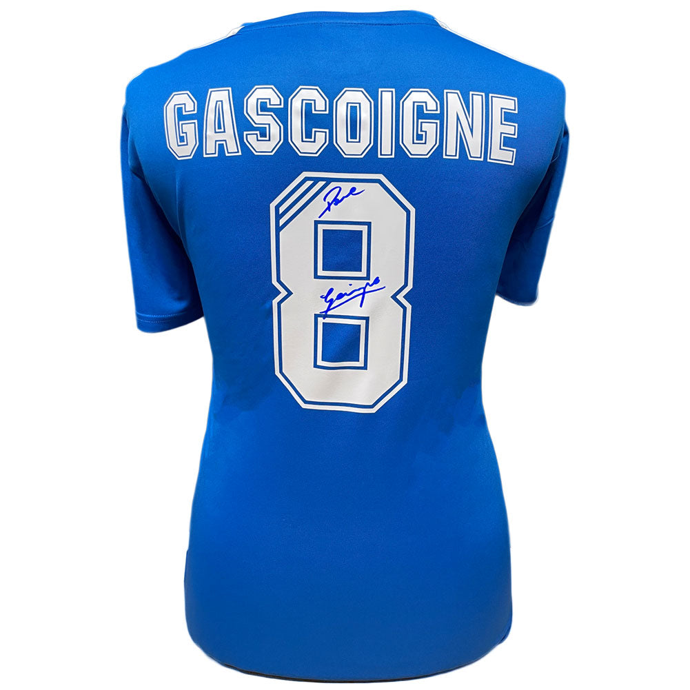 Rangers FC Gascoigne Signed Shirt: 1 - Signed Memorabilia By Rangers