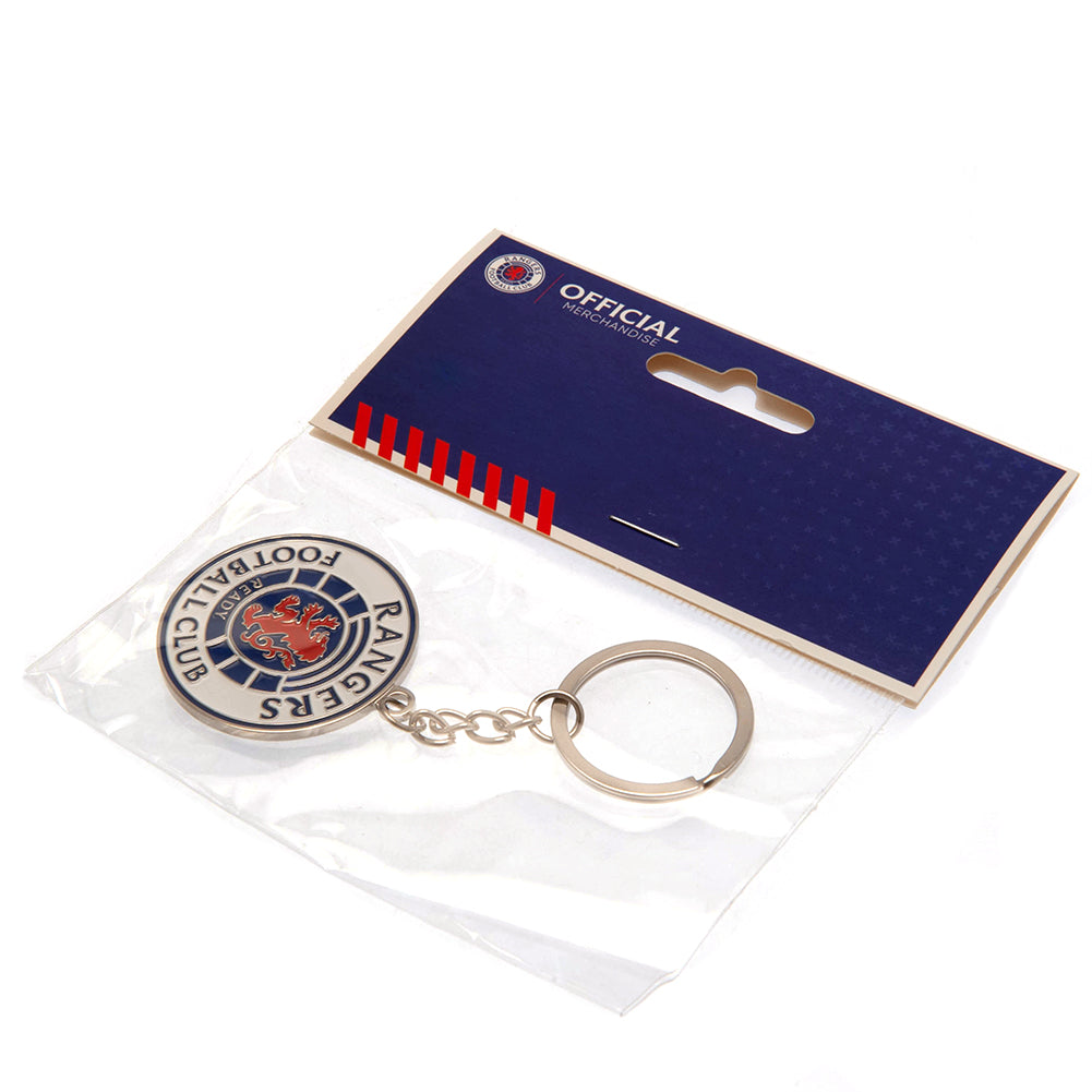 Rangers FC Ready Crest Keyring: 3 - Keyrings By Rangers