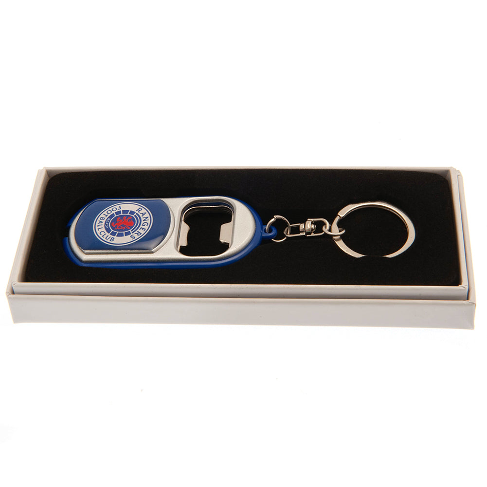 Rangers FC Keyring Torch Bottle Opener - Shop Keyrings At Gift Moments - 1