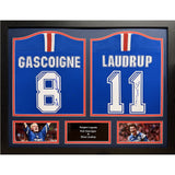 Rangers FC Signed Laudrup & Gascoigne Shirt: 1 - Signed Memorabilia By Rangers