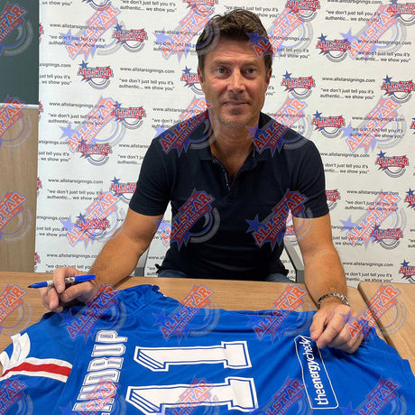 Rangers FC Signed Laudrup & Gascoigne Shirt: 2 - Signed Memorabilia By Rangers