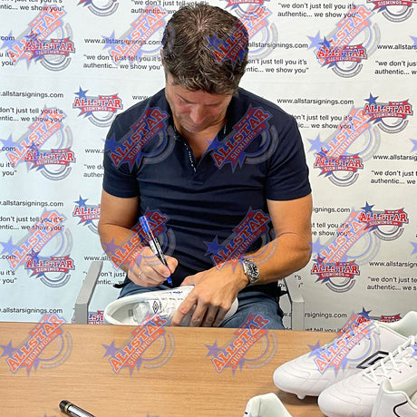 Brian Laudrup Signed Boot Framed by Rangers FC: 2 - Signed Memorabilia By Rangers