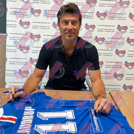 Laudrup Signed Shirt Framed Memorabilia: 2 - Signed Memorabilia By Rangers