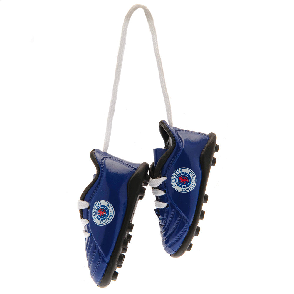 Rangers FC Mini Football Boots - Shop Car Accessories At Gift Moments - 1