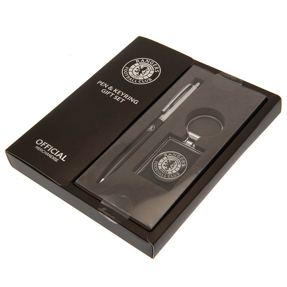 Rangers FC Pen & Keyring Set: 4 - Keyrings By Rangers