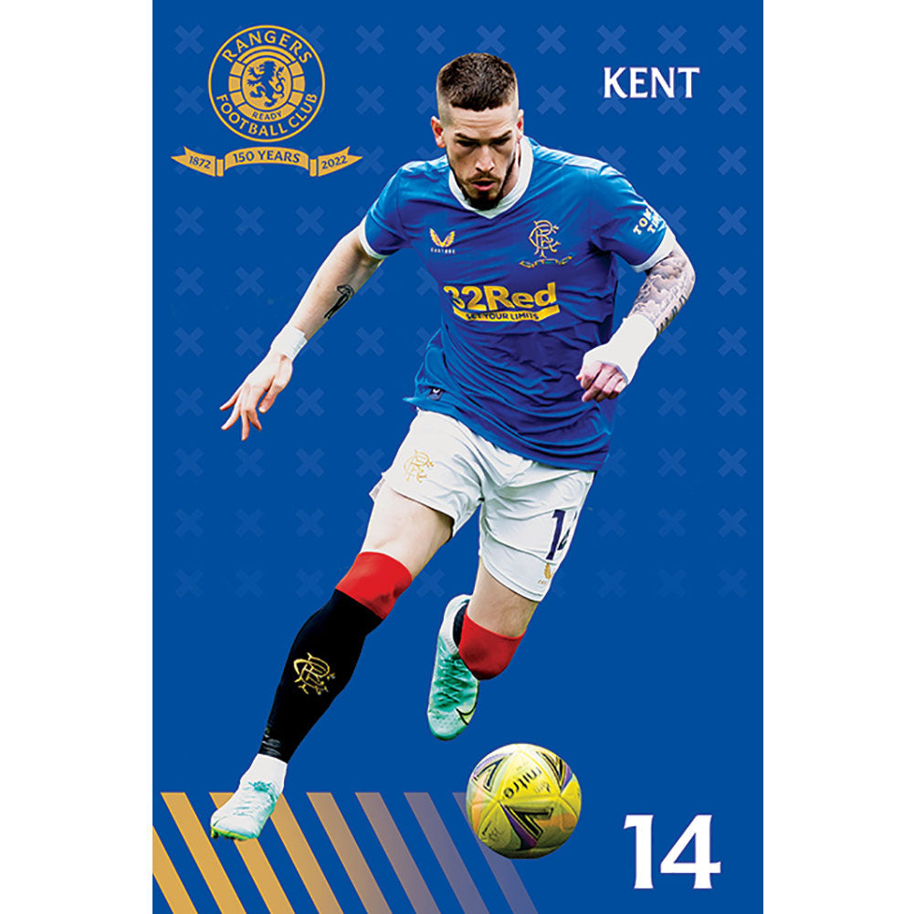 Rangers FC Poster Kent 8: 1 - Posters By Rangers