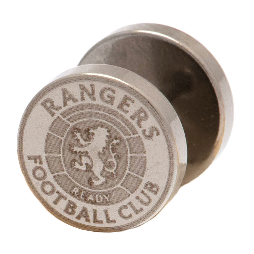 Rangers FC Ready Crest Stainless Steel Stud Earring: 2 - Jewellery By Rangers