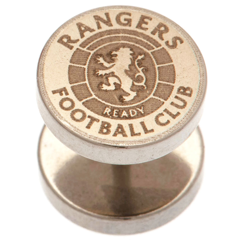 Rangers FC Ready Crest Stainless Steel Stud Earring - Shop Jewellery At Gift Moments - 1