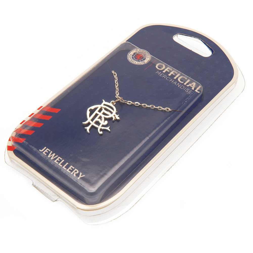 Rangers FC Silver Plated Pendant & Chain - Shop Jewellery At Gift Moments - 1