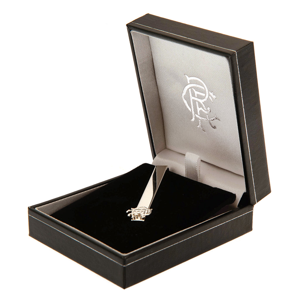 Rangers FC Silver Plated Tie Slide - Shop Cufflinks & Tie Slides At Gift Moments - 1