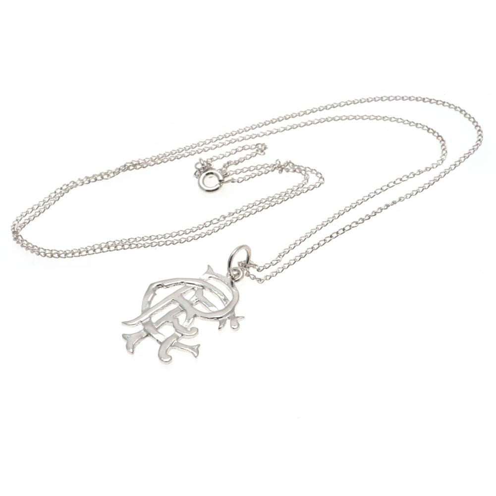 Rangers FC Sterling Silver Pendant & Chain Large: 3 - Jewellery By Rangers