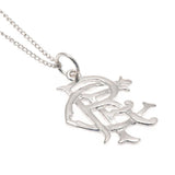 Rangers FC Sterling Silver Pendant & Chain Large: 2 - Jewellery By Rangers