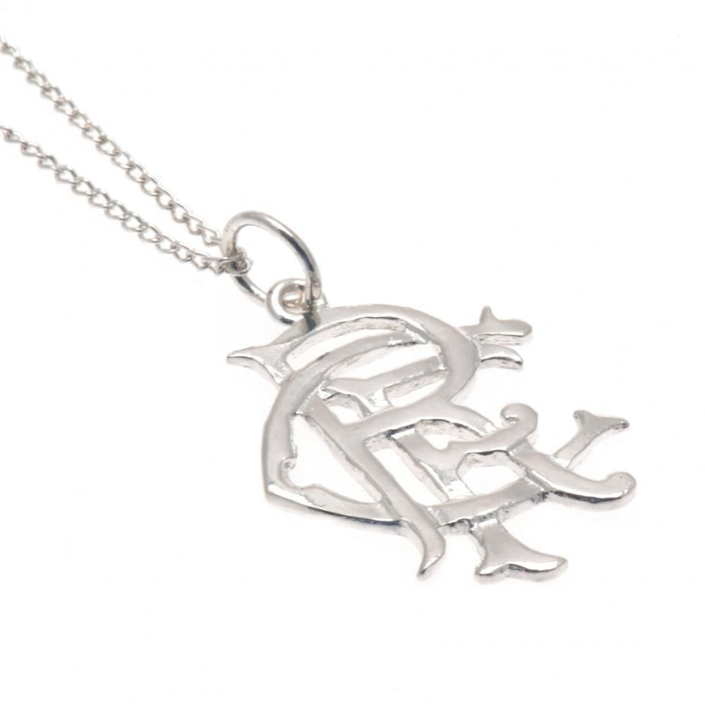 Rangers FC Sterling Silver Pendant & Chain Small: 2 - Jewellery By Rangers