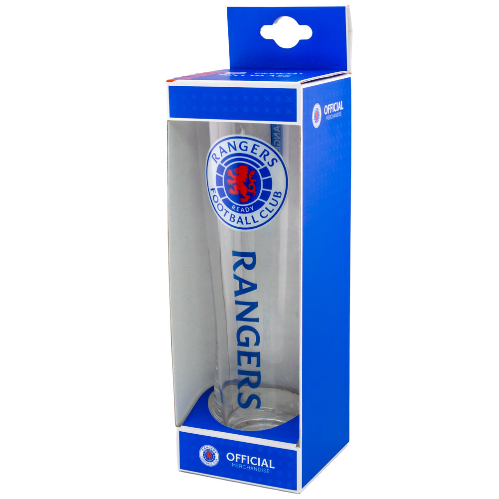 Rangers FC Tall Beer Glass: 3 - Glassware By Rangers